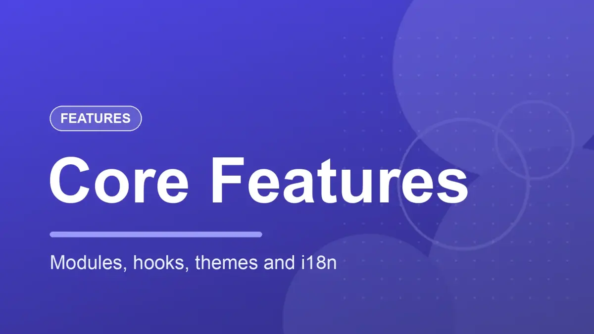 InnoCMS Core Features: Modular, Hook Plugins, i18n, B2B Content